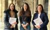 tenenta de alcaldesa, María Rozas, a presidenta da Cámara de Comercio, María Pais, e a secretaria xeral da Cámara, Rosa Mary Cardeso
