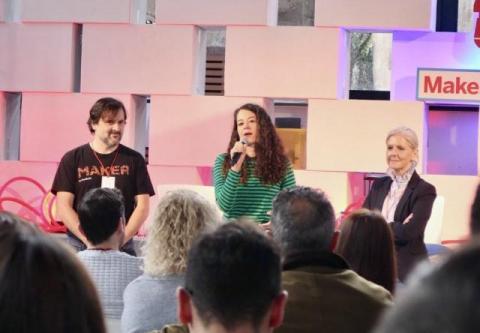 Maker Faire Galicia presente a concelleira de Dereitos e Servizos Sociais, Promoción Económica e Xuventude, María Rozas