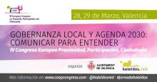 Imaxe do IV Congreso Europeo de Proximidade, Participación e Cidadanía